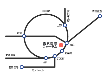アクセスマップ(空港から)